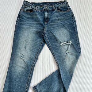 Old Navy Mid-Rise Boyfriend Jeans - Blue